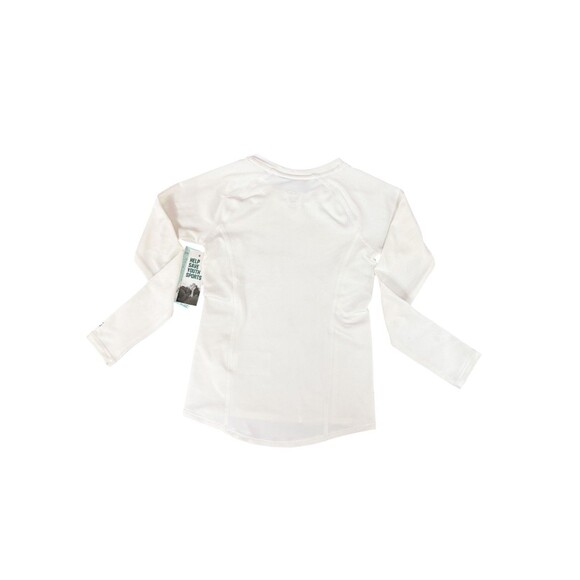 C207 DSG Girls Cold Weather Compression Shirt Top 2XS Pure White Base Layer - Picture 2 of 3
